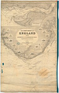 Englands østkyst fra Dungeness til Flamborough Head