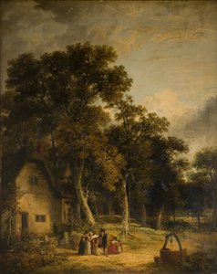 Sommerhus i en skov, 1859.