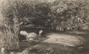 Ophelia Shakespeare, Hamlet, 4. akt, 7. scene, 1. marts 1866. af James Stephenson