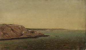 Klipper og hav (olie på lærred) af James Suydam