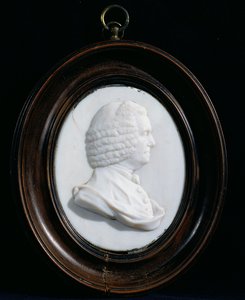 Portræt af John Harrison (1693-1776) (emaljepasta)