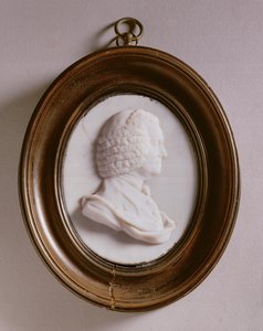 Portræt af John Harrison (1693-1776) (emaljepasta)