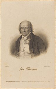 John Flaxman af James Thomson after William Derby