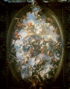 Loftet i den malede sal, 1707-14 af James Thornhill