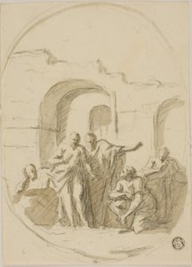 Sankt Paulus og Barnabas i Lystra af James Thornhill
