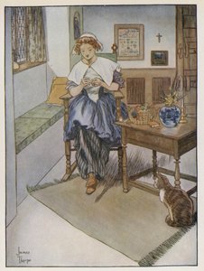 Illustration til The Compleat Angler af Izaak Walton