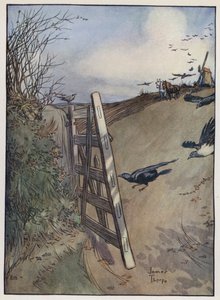 Illustration til The Compleat Angler af Izaak Walton