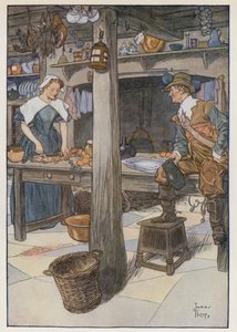 Illustration til The Compleat Angler af Izaak Walton