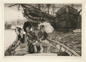 Mit hjerte hviler mellem de to af James Tissot