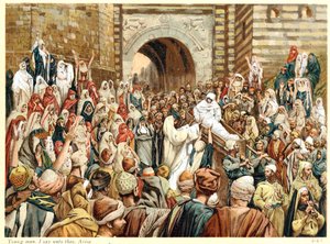 Jesus opdrager enkens søn i Nain, c1890