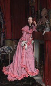 Portræt af Marquise de Miramon, født Thérèse Feuillant af James Tissot