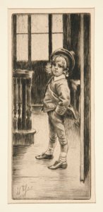 Sa Premi?re Culotte [Første par ridebukser] af James Tissot