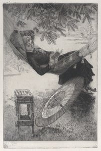 Hængekøjen, 1880. af James Tissot