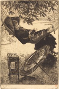 Hængekøjen Le hamac, 1880. af James Tissot