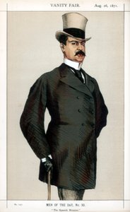 Den spanske minister, 1871. af James Jacques Joseph Tissot
