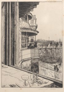 Trafalgar Tavern, Greenwich, 1878. af James Tissot