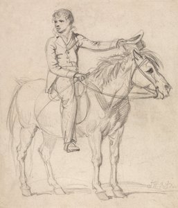 Lord Stanhope (senere jarl af Chesterfield) som dreng, ridende på en pony af James Ward