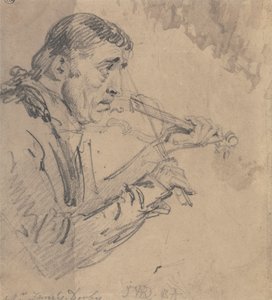 Mr. James Derby spiller violin af James Ward