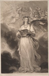 Fru Billington som St. Cecilia af James Ward