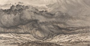 Snowdon, en storm der nærmer sig af James Ward
