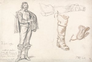 Studier efter Anthony van Dycks Portræt af Arthur Goodwin af James Ward