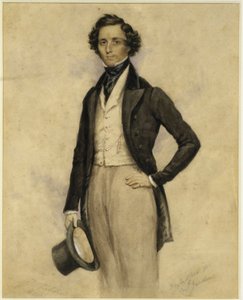 Portræt af Felix Mendelssohn Bartholdy (Hamburg af James Warren Childe
