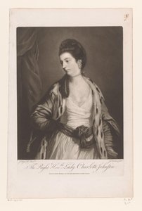Portret af Charlotte Johnstone Den rigtige ære. Lady Charlotte Johnston (titel på objekt)