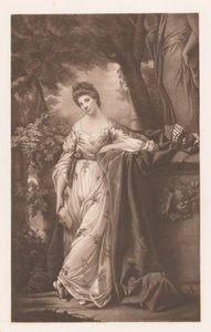 Portret af Frances Abington-Barton som Thalia