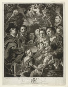 Portræt af Jacques Jordaens med sine forældre, brødre og søstre Rubens og familie (titel på objekt) Malerier fra The Houghton Gallery (serietitel) The Houghton Gallery (serietitel)
