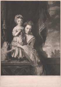 Margaret Georgiana, Viscountesse af Spencer og hendes datter