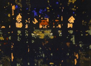 Refleksioner af et landskab (pastel på papir) af James Watterston Herald