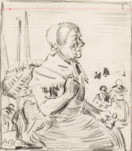 Studie [Fisherwoman] (kul) af James Watterston Herald
