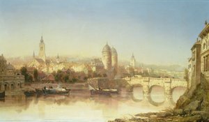Udsigt over Heidelberg, 1873