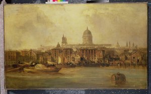 Themsen nær Blackfriars af James Webb