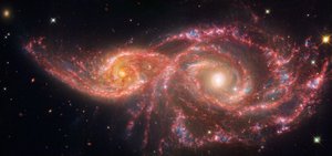 Hubble undersøger galaksepar af James Webb Space Telescope (NASA)