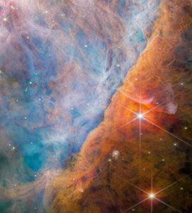 Orion Bar (NIRCam-billede) af James Webb Space Telescope (NASA)