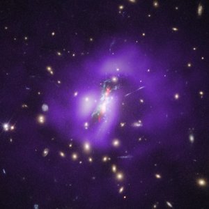 Phoenix-klyngen (Hubble, Chandra, VLA) af James Webb Space Telescope (NASA)