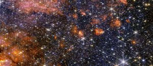 Sagittarius B2 (billede taget med NIRCam) af James Webb Space Telescope (NASA)