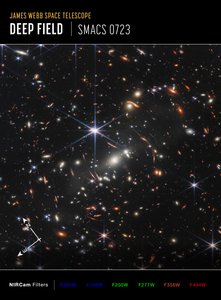 Webbs First Deep Field (NIRCam Compass Image) af James Webb Space Telescope (NASA)