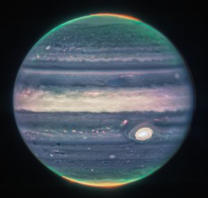 Webbs Jupiter-billeder viser Auroras, Hazes