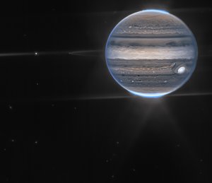 Webbs Jupiter-billeder viser Auroras, Hazes