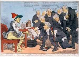 En takketale fra fakultetet til højre Hon. Hr. Influenzy for sit venlige Besøg i Landet, 1803 af James West