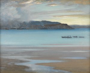 Rhu Bay (olie på lærred) af James Whitelaw Hamilton