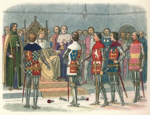 Arundel, Gloucester, Nottingham, Derby og Warwick, før kongen, 1387 1864 af James William Edmund Doyle