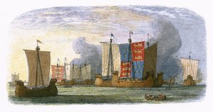 Slaget ved Sluys af James William Edmund Doyle