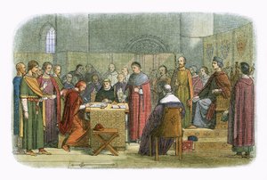 Edward anerkendt som overherredømme af Skotland af James William Edmund Doyle