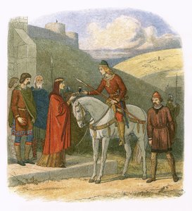Edward myrdet på Corfe af James William Edmund Doyle