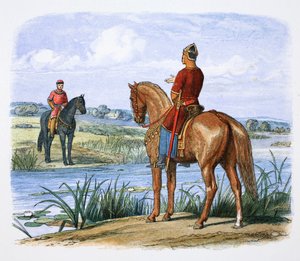 Henrik af Anjou og Stephen konfererede over Themsen, 1153 1864 af James William Edmund Doyle