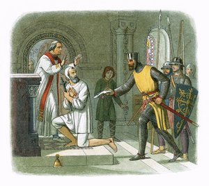 Hubert taget fra helligdommen i Boisars af James William Edmund Doyle