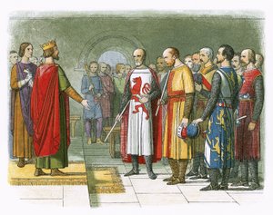 Kong Henrik III og hans parlament af James William Edmund Doyle